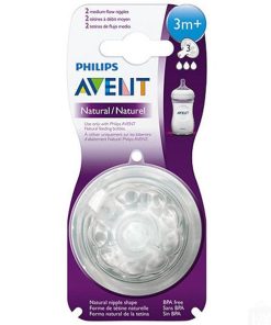 سر شیشه نچرال جریان متوسط فیلیپس اونت (Philips Avent) +3 ماه