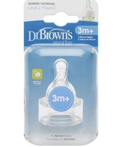 سرشیشه دکتر براون (Dr browns) +3 ماهگی مخصوص شیشه باریک