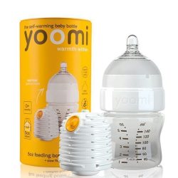 شیشه شیر وارمر دار Yoomi ظرفیت 140 میلی لیتر