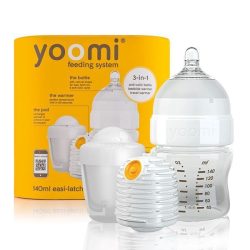 پک شیشه شیر 3 در 1 یومی (Yoomi) ظرفیت 140 میلی لیتر