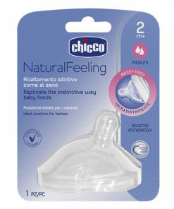 سر شیشه چیکو (chicco) Natural Feeling مورب با جریان متوسط