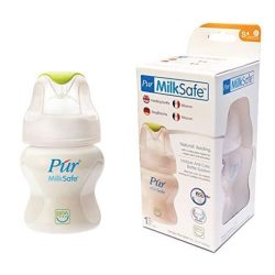 شیشه شیر طلقی پیور Pur مدل Milk Safe ظرفیت 130 میلی لیتر