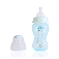 شیشه شیر طلقی پیور Pur ظرفیت 250 میلی لیتر رنگ آبی