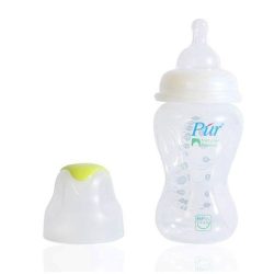 شیشه شیر طلقی پیور Pur ظرفیت 250 میلی لیتر رنگ سفید