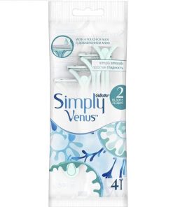 خود تراش ژیلت Gillette مدل simply venus بسته ۴ عددی