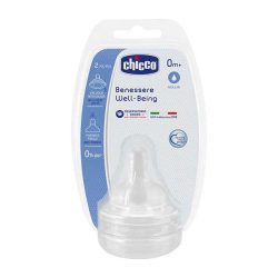 سرشیشه سیلیکونی چیکو (chicco) آنتی کولیک مناسب بالای 0 ماه