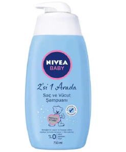 شامپو بچه سر و بدن نیوا مدل protect and cares حجم 750 میل NIVEA