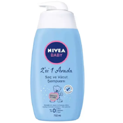 شامپو بچه سر و بدن نیوا مدل protect and cares حجم 750 میل NIVEA