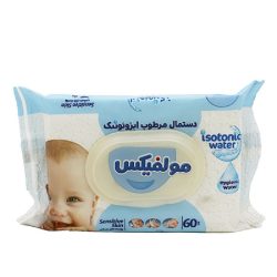 دستمال مرطوب ایزوتونیک 60 عددی مولفیکس