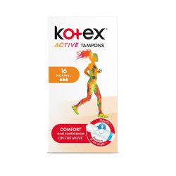 تامپون کوتکس مدل Active Normal تعداد ۱۶ عددی