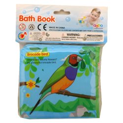 کتاب حمام سوتی Bath book طرح پرندگان سایز بزرگ