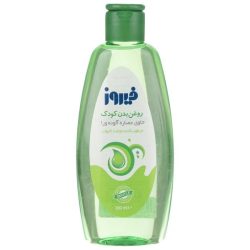 روغن بدن کودک فیروز با عصاره آلورا حجم 200 میل
