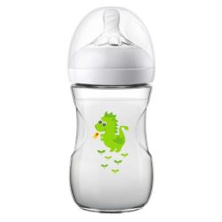 شیشه شیر نچرال فیلیپس اونت (Philips Avent) طرح دایناسور 260 میلی لیتر