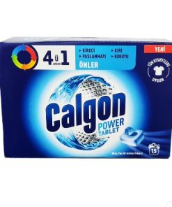 قرص جرم گیر ماشین لباسشویی کالگون Calgon بسته 15 عددی