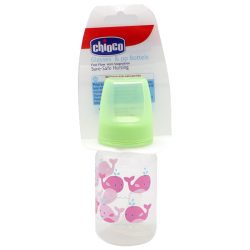 شیشه شیر طلقی چیوکو Chioco مدل نهنگ 125 میل