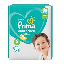 پوشک پریما سایز ۶ بسته ۲۳ عددی