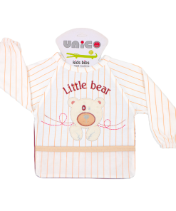 پیشبند نخی آستین دار یونیکو مدل Little bear