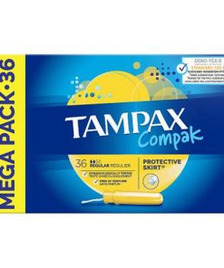 تامپون تامپکس Tampax مدل Regular Compak بسته 36 عددی