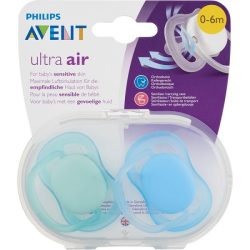 پستانک ارتودنسی فیلیپس اونت مدل Ultra air بسته دو عددی آبی