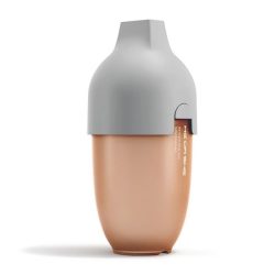 شیشه شیر تمام سیلیکون HE OR SHE رنگ طوسی 240 میل