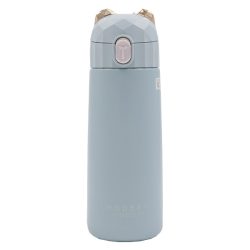 فلاسک استیل Woome طرح خرس کد F-059 حجم 350 میلی لیتر آبی