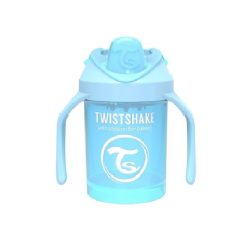 لیوان آبمیوه خوری دسته دار تویست شیک TWISTSHAKE آبی پاستلی 230 میل