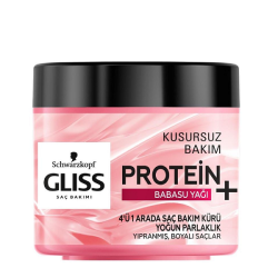 ماسک مو پروتینه گلیس Gliss با عصاره روغن babasu حجم 400 میلی لیتر