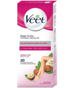 نوار موبر بدن ویت Veet مخصوص پوست های نرمال بسته 20 عددی