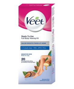 نوار موبر بدن ویت Veet مخصوص پوست های حساس بسته 20 عددی