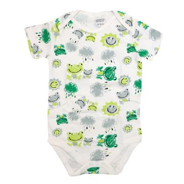 بادی اسپرت آستین کوتاه mamas & papas طرح Frog
