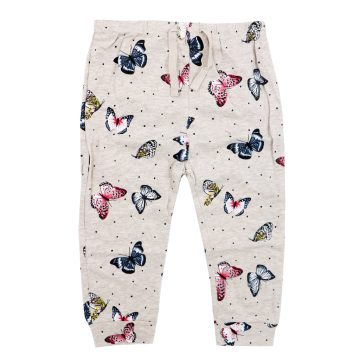 شلوار بند دار دخترانه mamas & papas طرح The butterfly