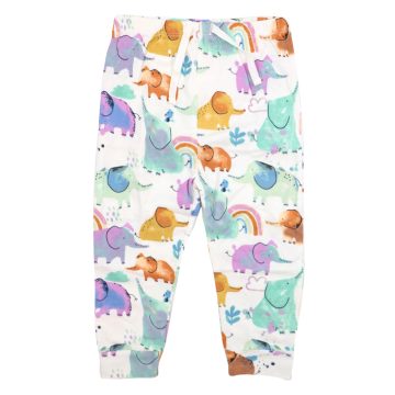 شلوار بند دار اسپرت mamas & papas طرح Elephant