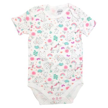 بادی اسپرت آستین کوتاه mamas & papas طرح Lamb