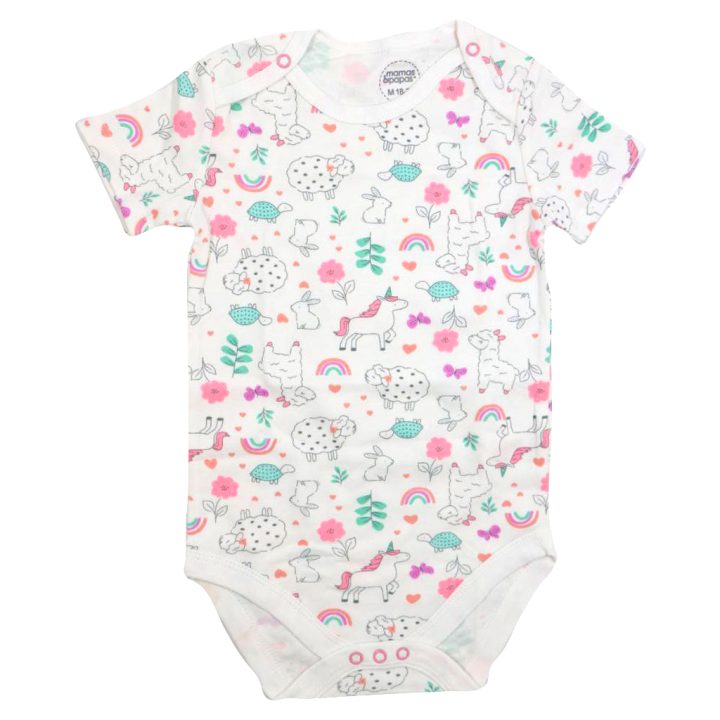 بادی اسپرت آستین کوتاه mamas & papas طرح Lamb