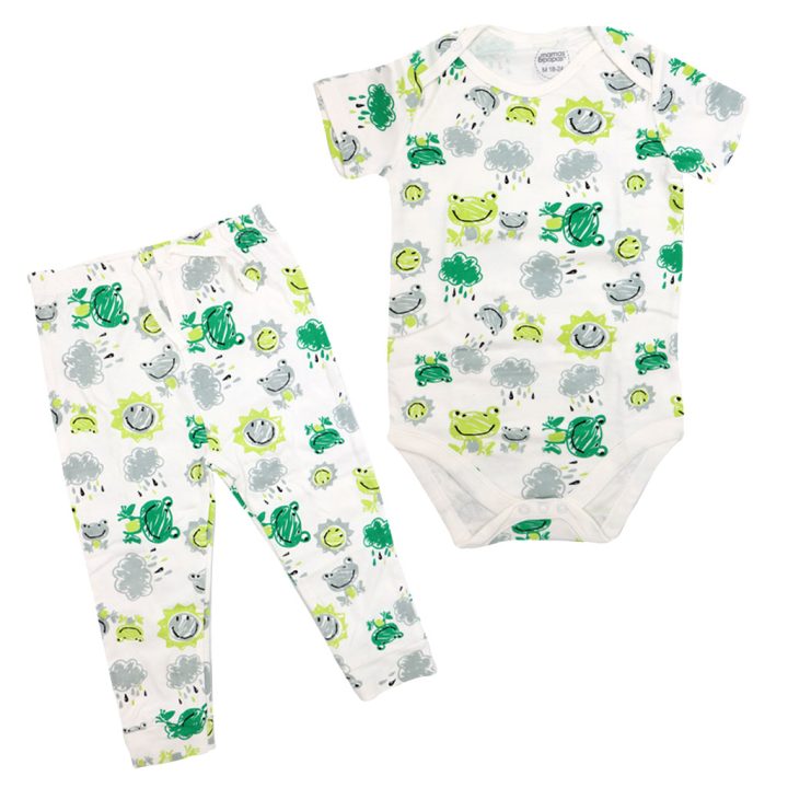 شلوار بند دار اسپرت mamas & papas طرح Frog - تصویر 3