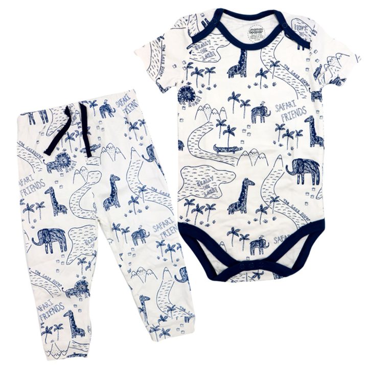 شلوار بند دار اسپرت mamas & papas طرح River - تصویر 3