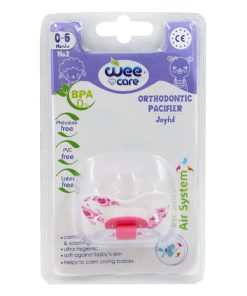 پستانک ارتودنسی وی کر Wee care مدل p121 مناسب 0 تا 6 ماه