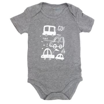 بادی پسرانه آستین کوتاه mamas & papas طرح Melange Car