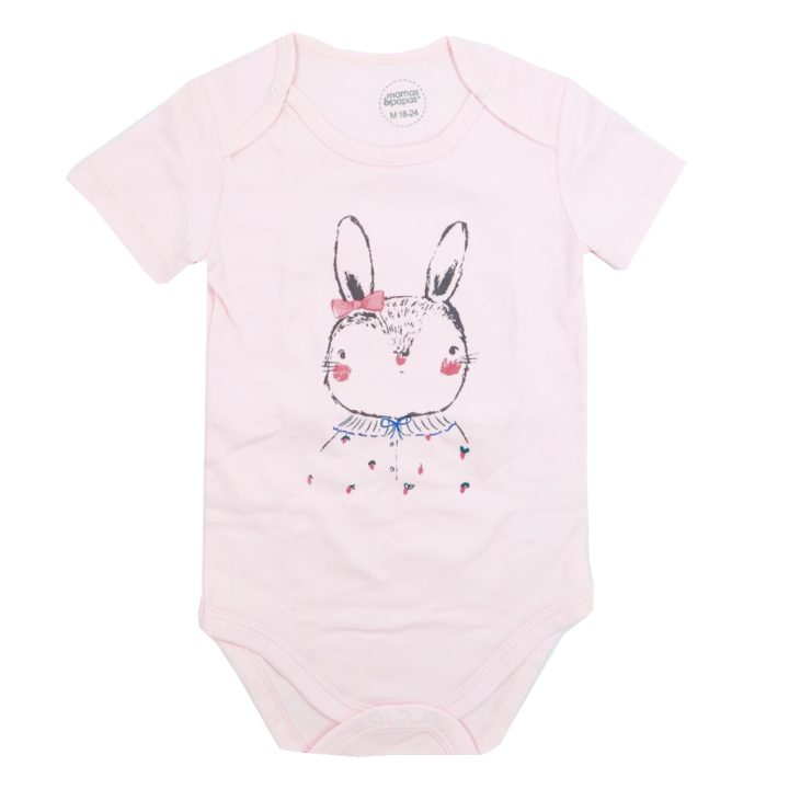 بادی دخترانه آستین کوتاه mamas & papas طرح Squirrel
