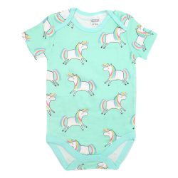 بادی اسپرت آستین کوتاه mamas & papas طرح Unicorn