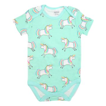 بادی اسپرت آستین کوتاه mamas & papas طرح Unicorn