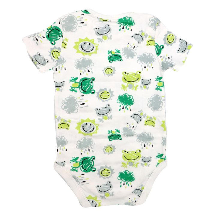 بادی اسپرت آستین کوتاه mamas & papas طرح Frog - تصویر 2