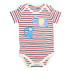 بادی اسپرت آستین کوتاه mamas & papas طرح Cat