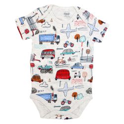 بادی پسرانه آستین کوتاه mamas & papas طرح airplane