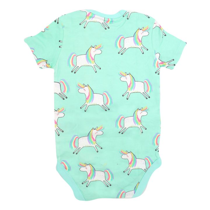 بادی اسپرت آستین کوتاه mamas & papas طرح Unicorn - تصویر 2