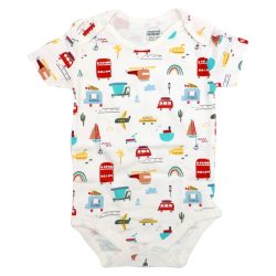 بادی پسرانه آستین کوتاه mamas & papas طرح Helicopter