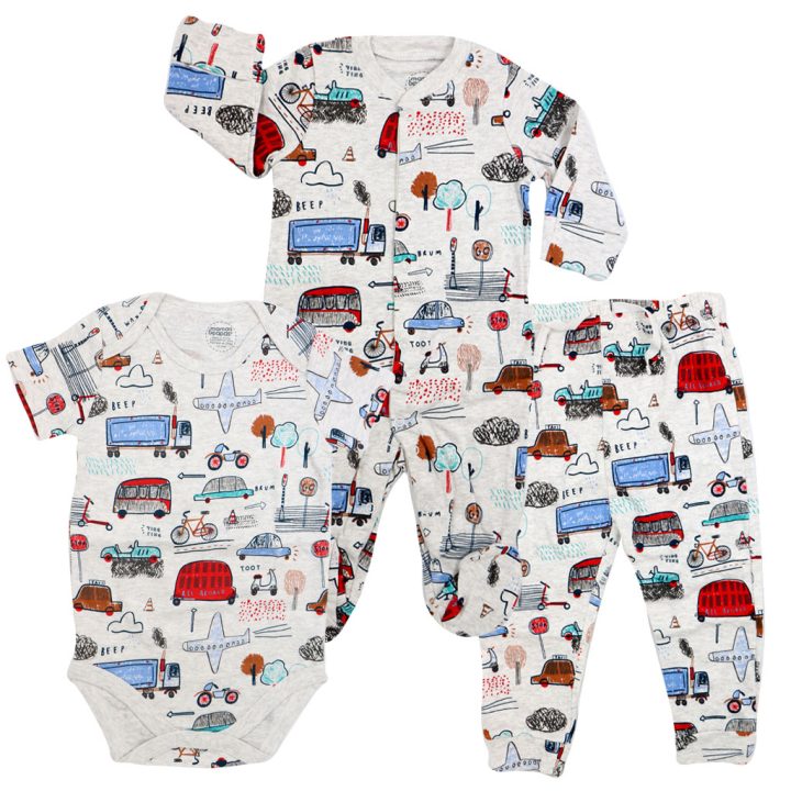 شلوار بند دار پسرانه mamas & papas طرح Airplane - تصویر 4