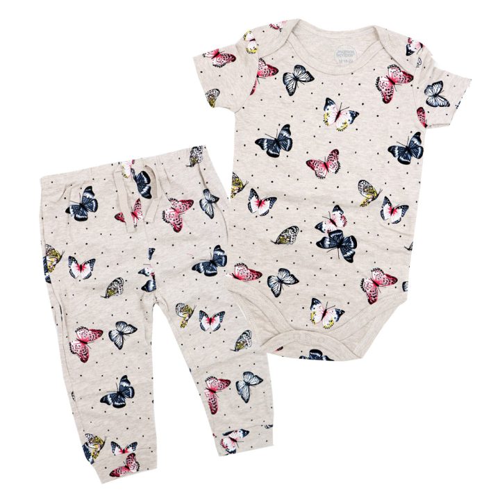 شلوار بند دار دخترانه mamas & papas طرح The butterfly - تصویر 3