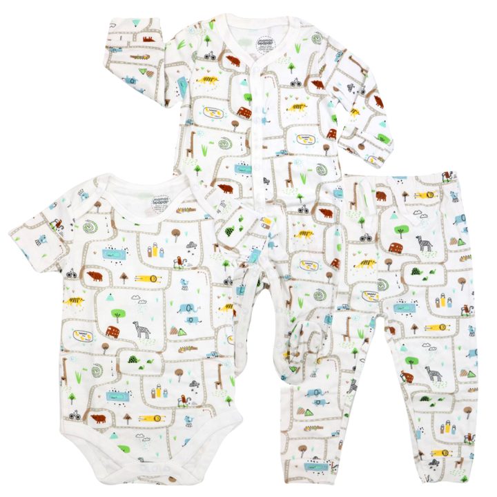 شلوار بند دار اسپرت mamas & papas طرح Road - تصویر 4