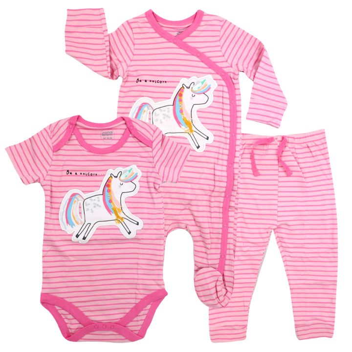 شلوار بند دار دخترانه mamas & papas طرح Unicorn Embroidery - تصویر 4